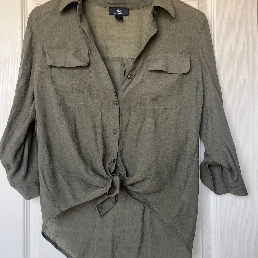 Women’s Tie-Front Blouse